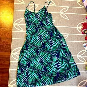 Old navy midi palm dress size L